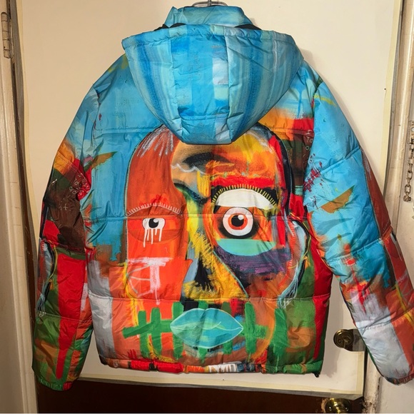 TANGO HOTEL SELF PORTRAIT PUFFER JACKET Men Size Medium - Picture 4 of 13